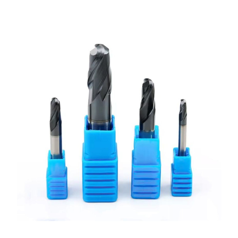 Tungsten steel ball nose milling cutter