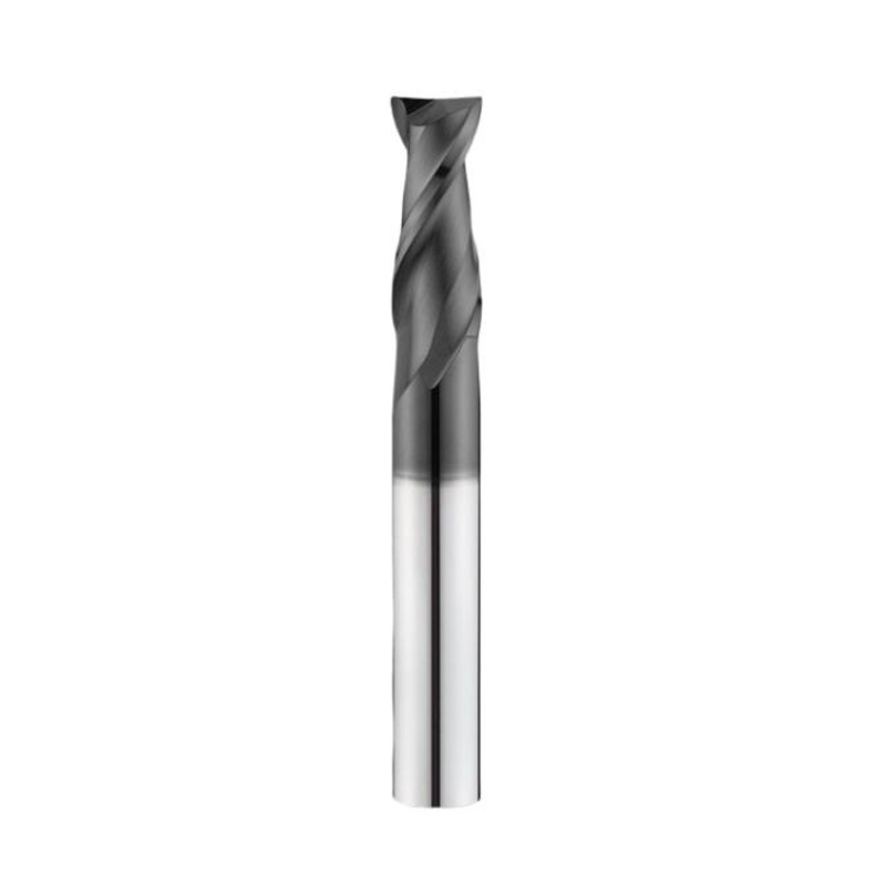 Square End mill: 10mm Dia, 25mm LOC, 10mm Shank, 75mm OAL, 2 Flute, Solid Carbide, AlTiN Coated
